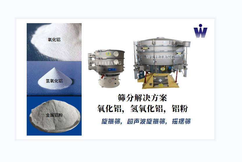 氧化鋁、氫氧化鋁、金屬鋁粉篩分案例